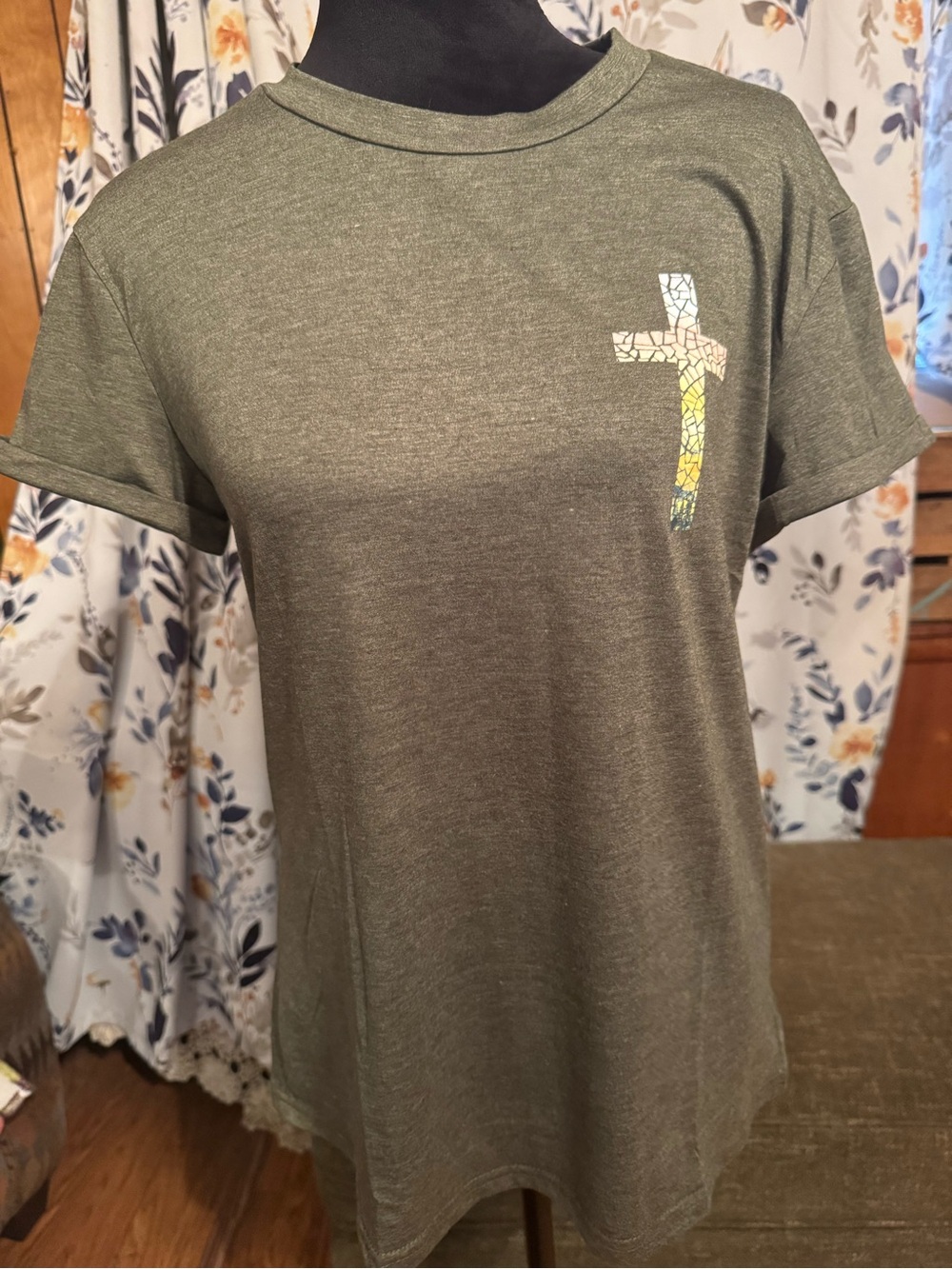 Basic Dark Gray Tee with Size Tag